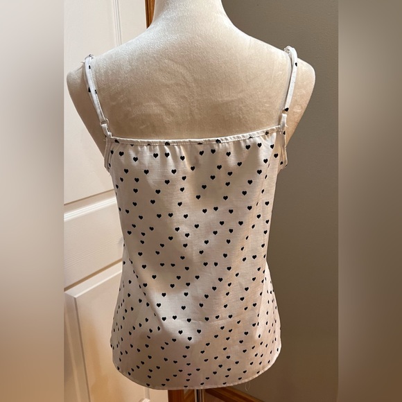 Polka Dot Scallop Tank Top- Off
White & Black - Picture 7 of 8